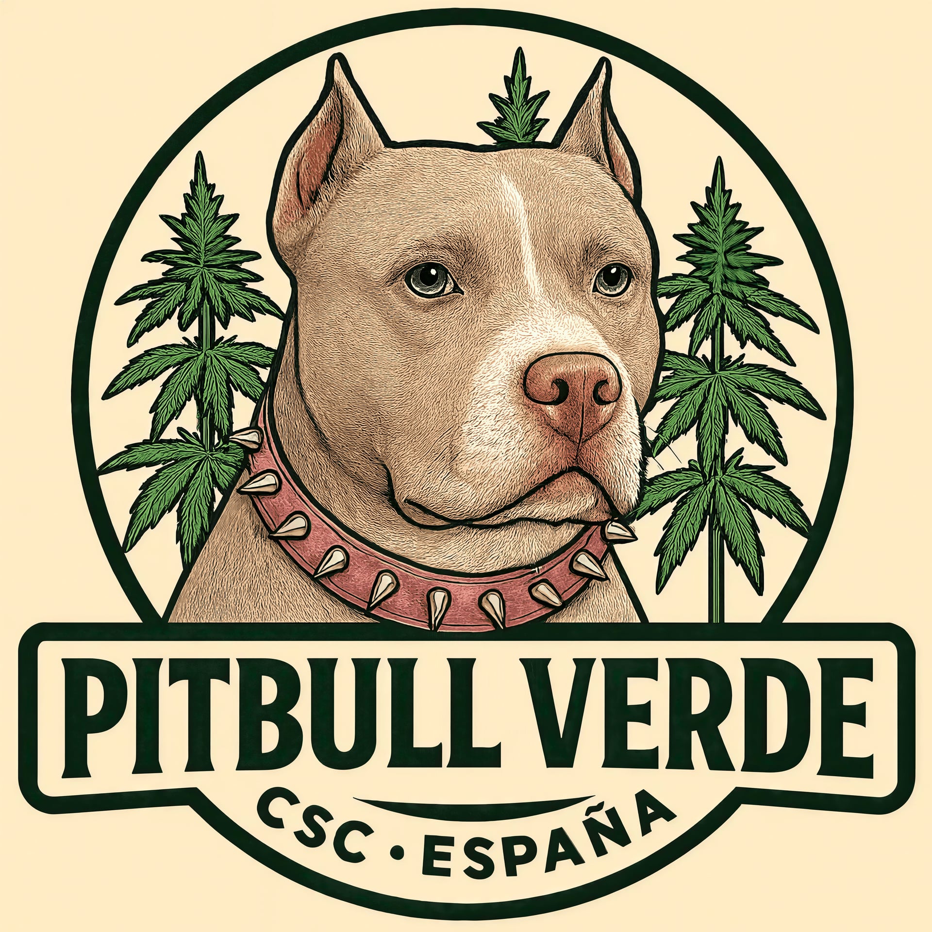 Cannabis Social Club Pitbull Verde logo