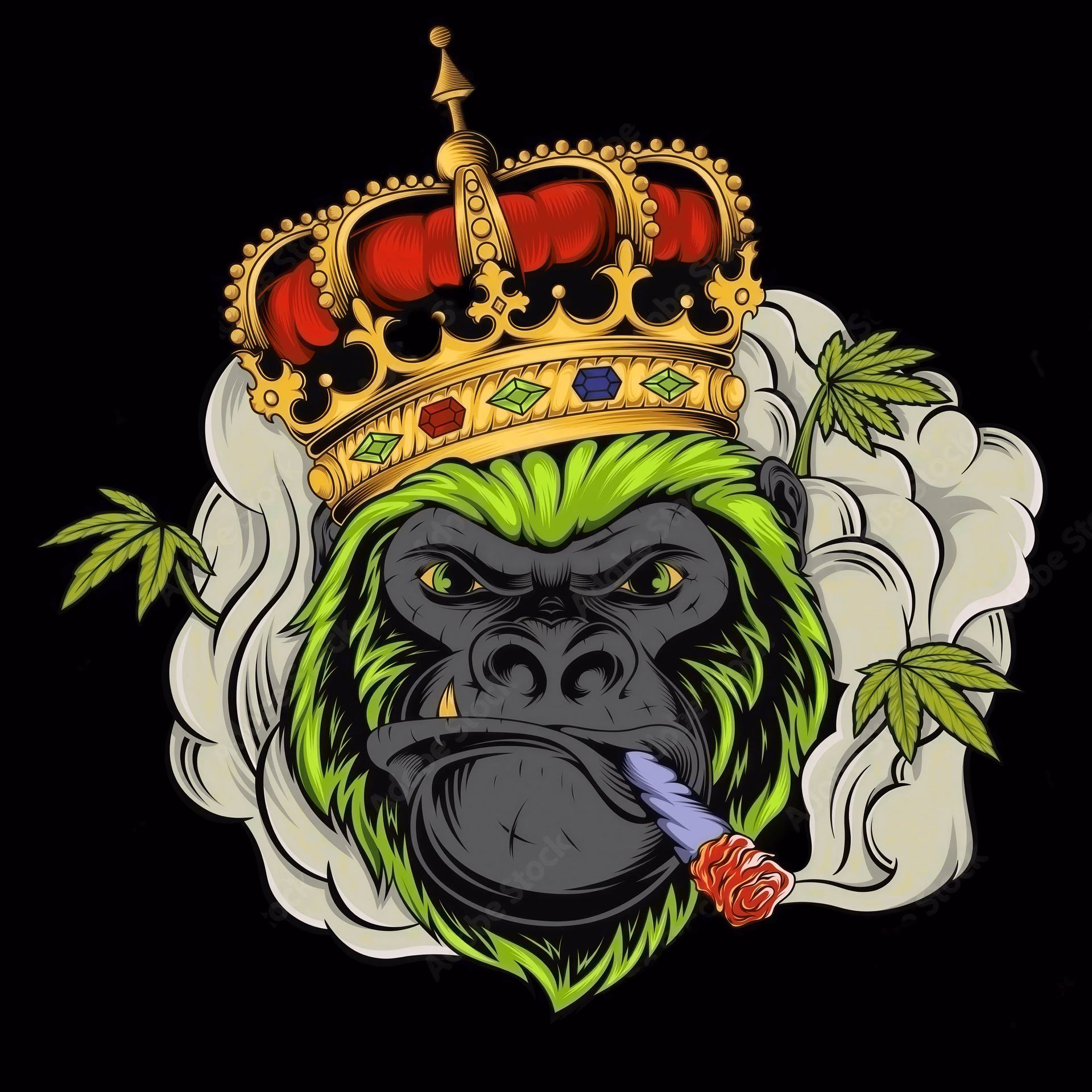 Cannabis Social Club SmoKing Kong logo